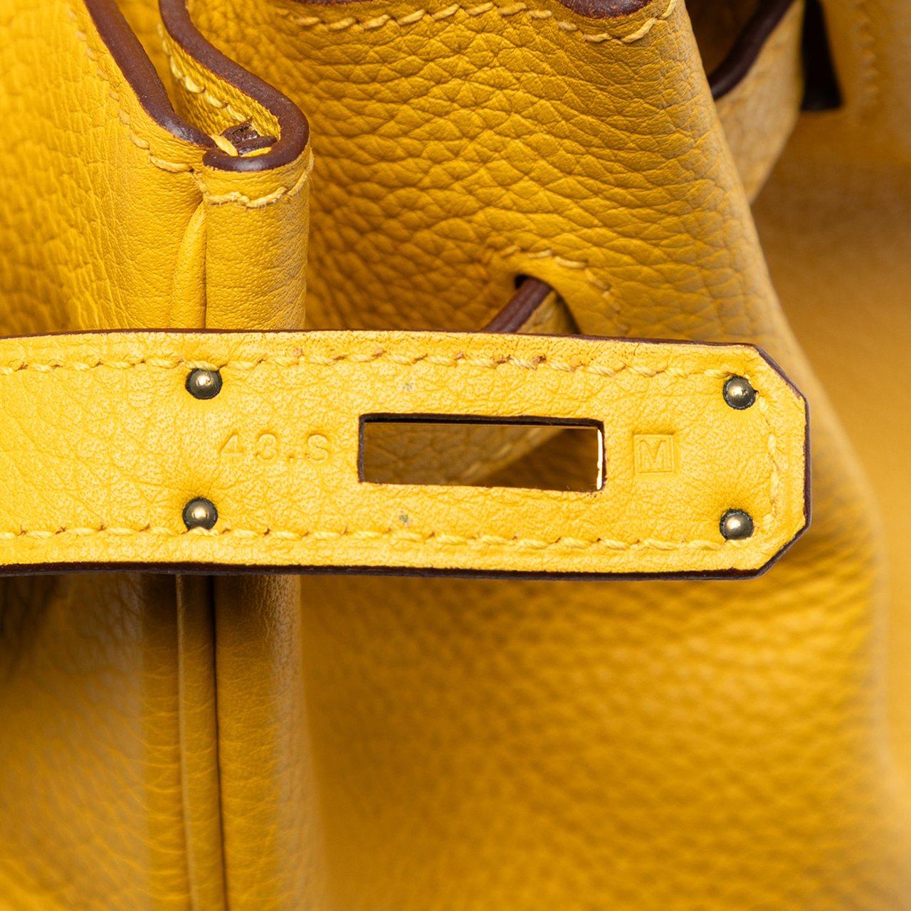 Hermès Togo Birkin Retourne 35 Geel