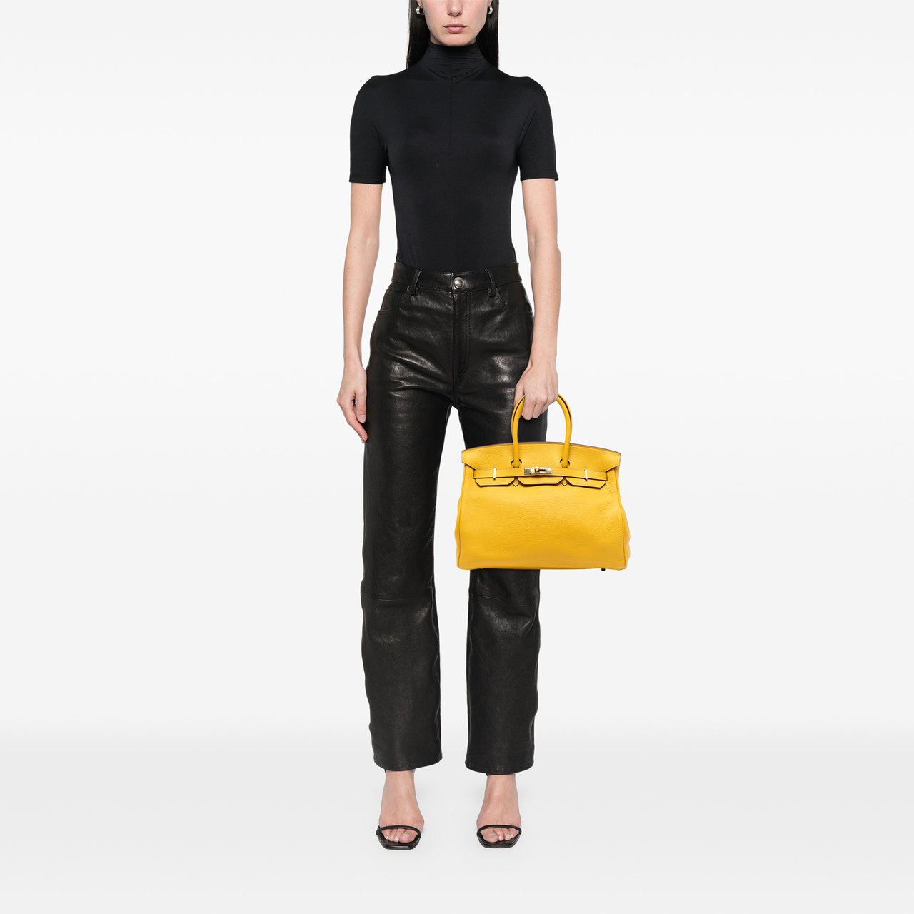 Hermès Togo Birkin Retourne 35 Geel