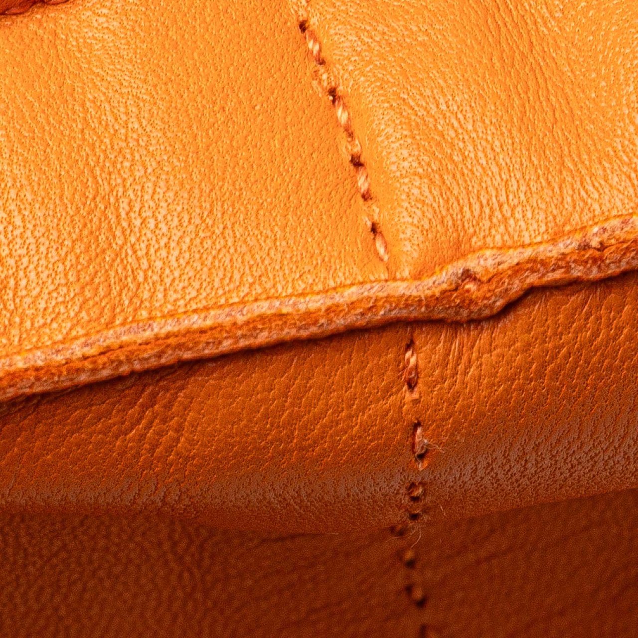 Hermès Milo Clou de Selle Crossbody Oranje