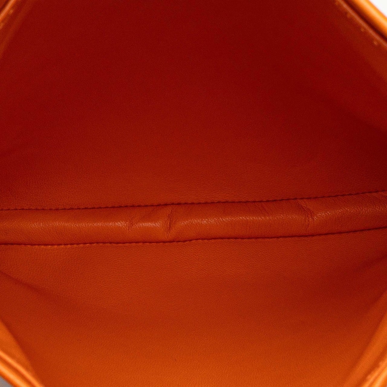 Hermès Milo Clou de Selle Crossbody Oranje