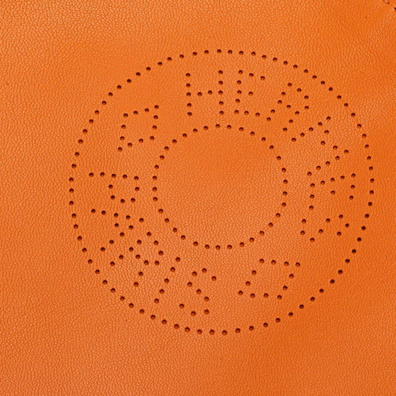 Hermès Milo Clou de Selle Crossbody Oranje