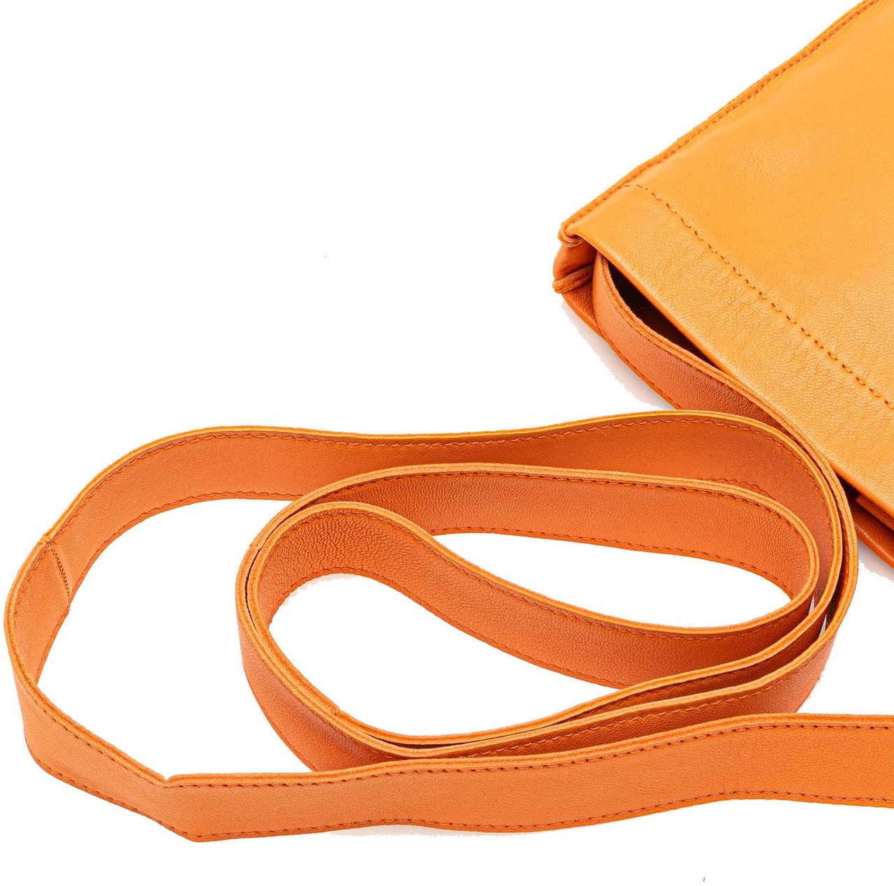Hermès Milo Clou de Selle Crossbody Oranje