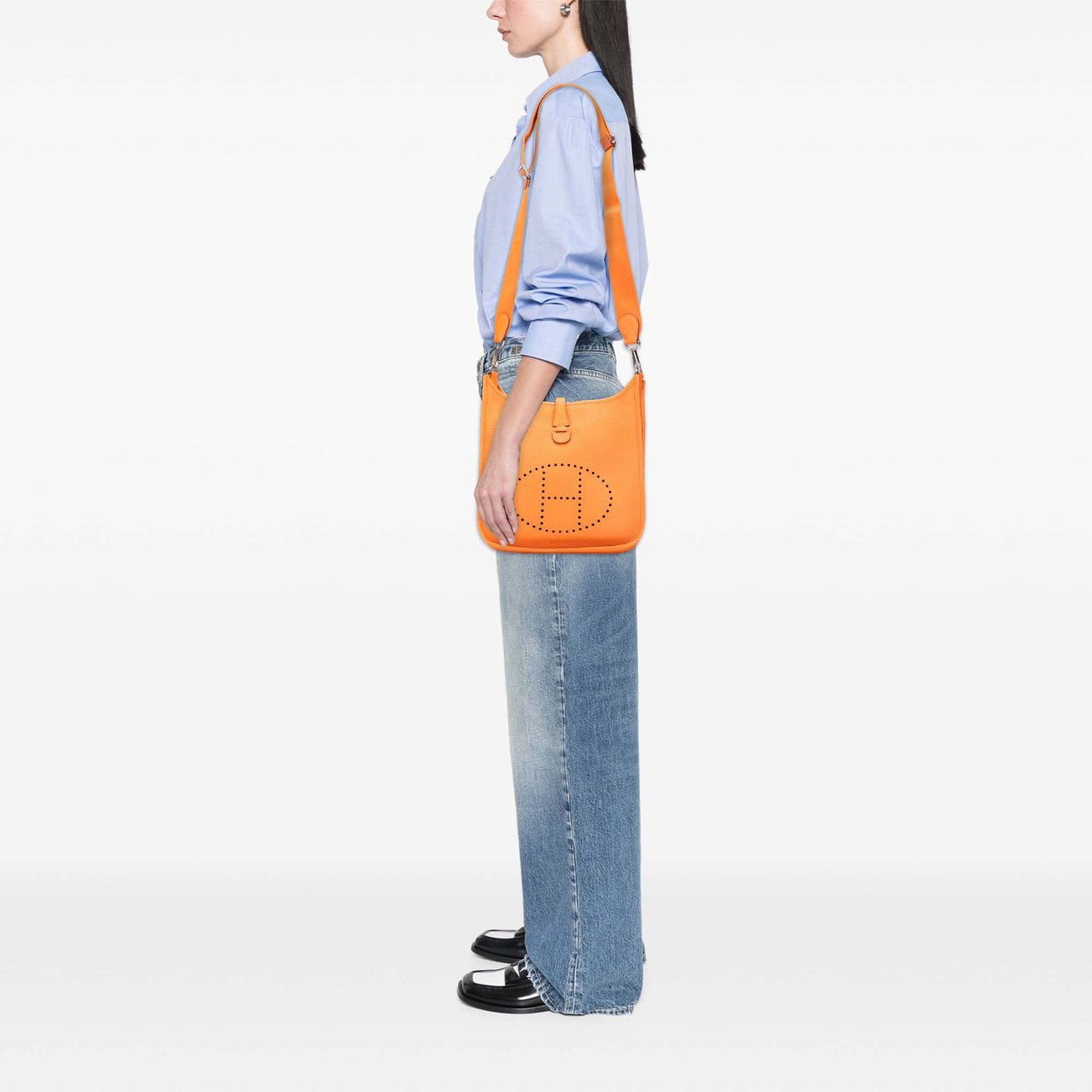 Hermès Clemence Evelyne III PM Oranje