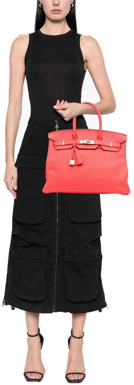 Hermès Togo Birkin Retourne 35 Roze