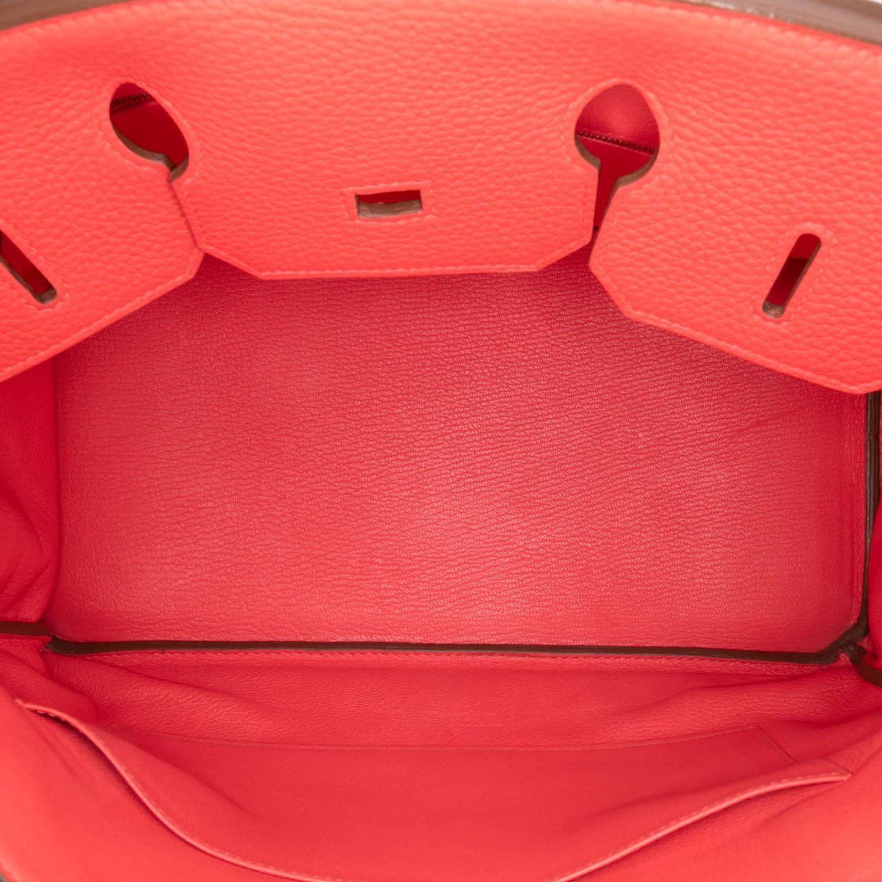 Hermès Togo Birkin Retourne 35 Roze
