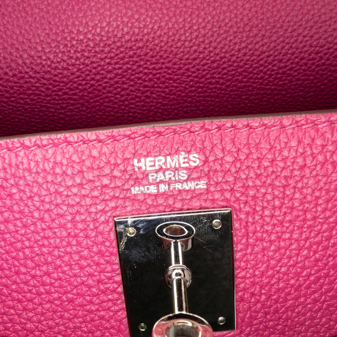 Hermès Togo Kelly II Retourne 32 Paars