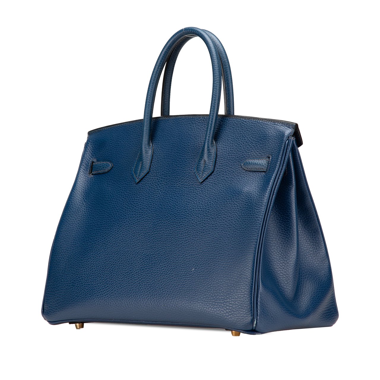 Hermès Togo Birkin Retourne 35 Blauw