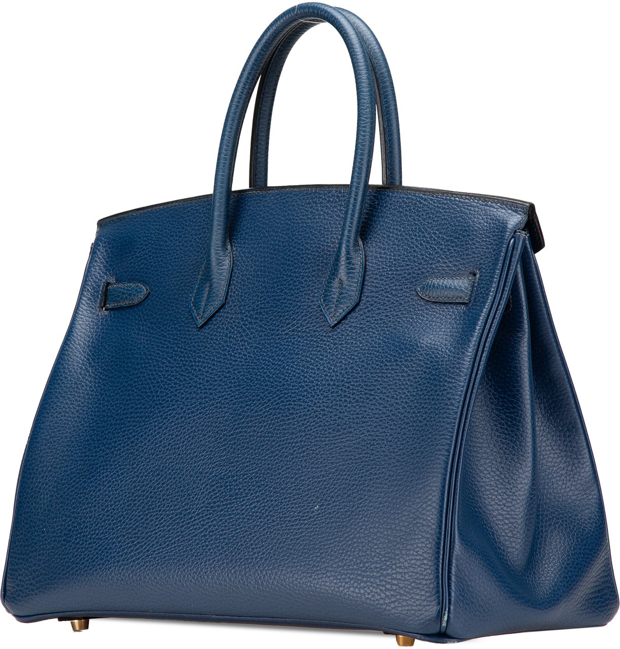 Hermès Togo Birkin Retourne 35 Blauw
