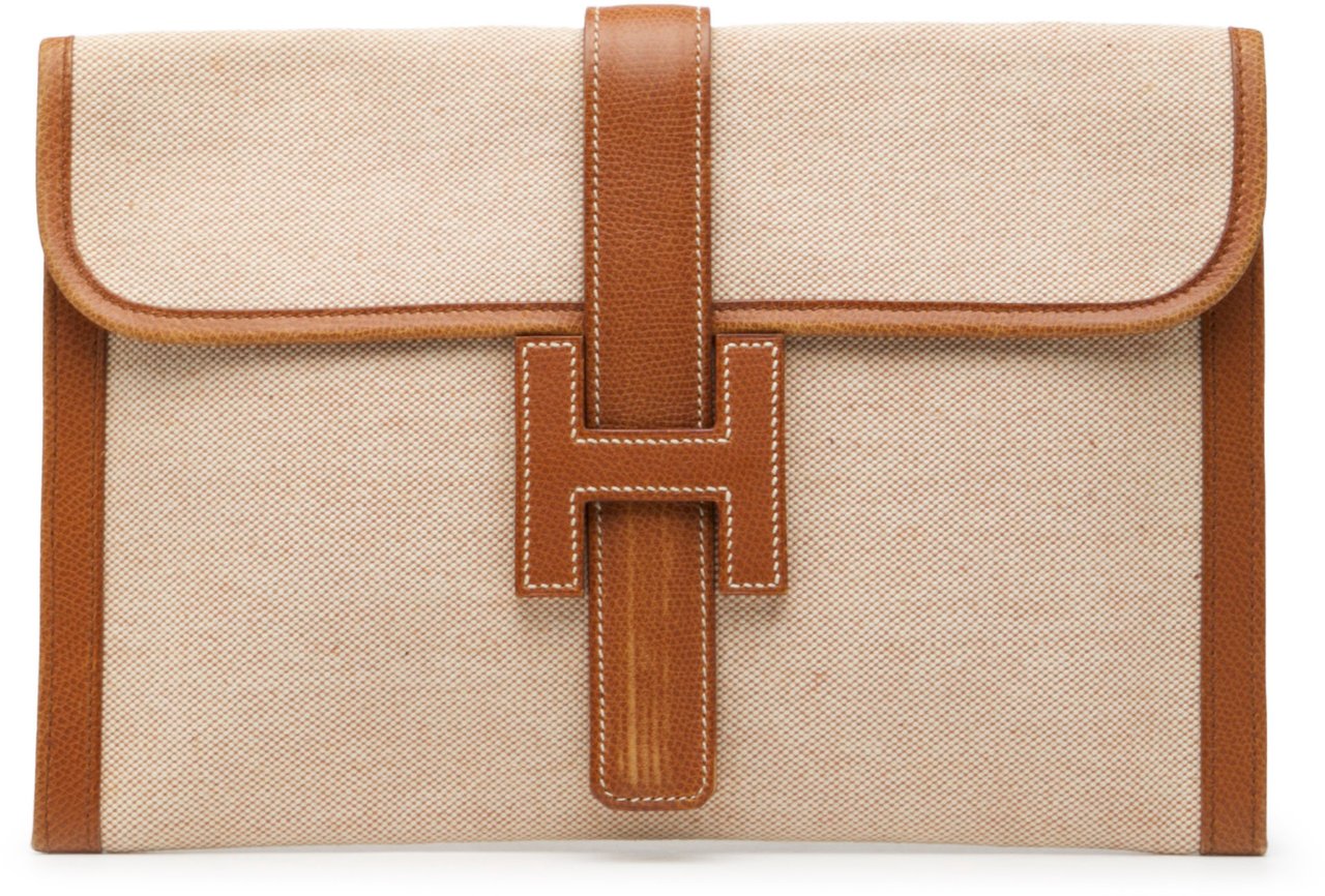 Hermès Toile Jige 29 Bruin