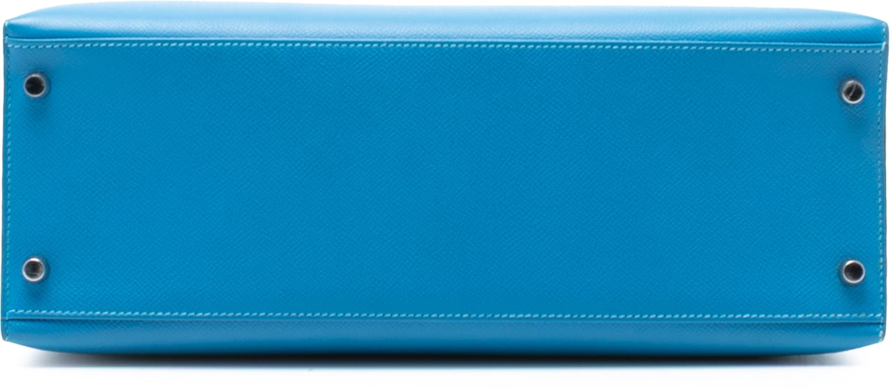 Hermès Epsom Kelly II Retourne 35 Blauw