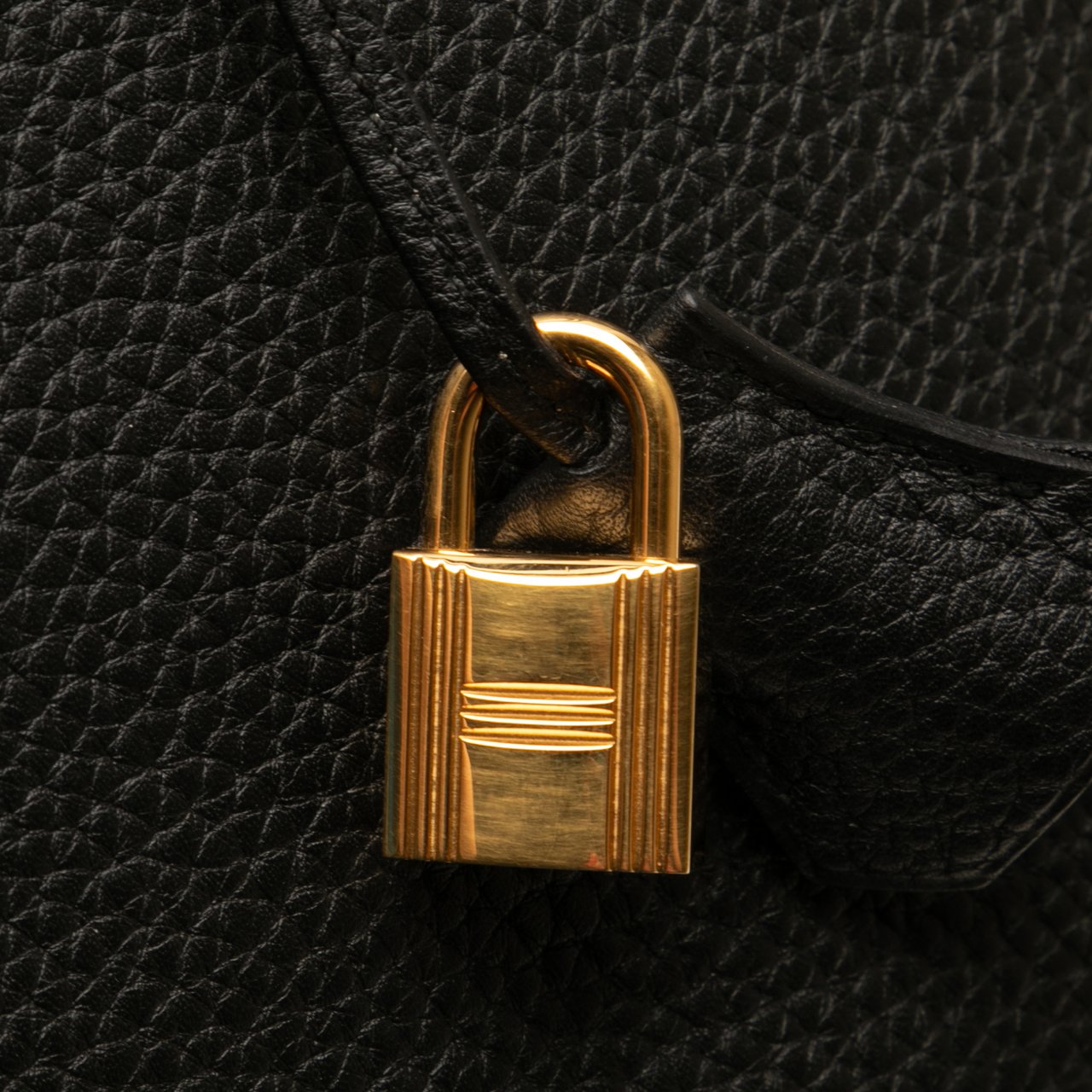 Hermès Clemence Birkin Retourne 40 Zwart