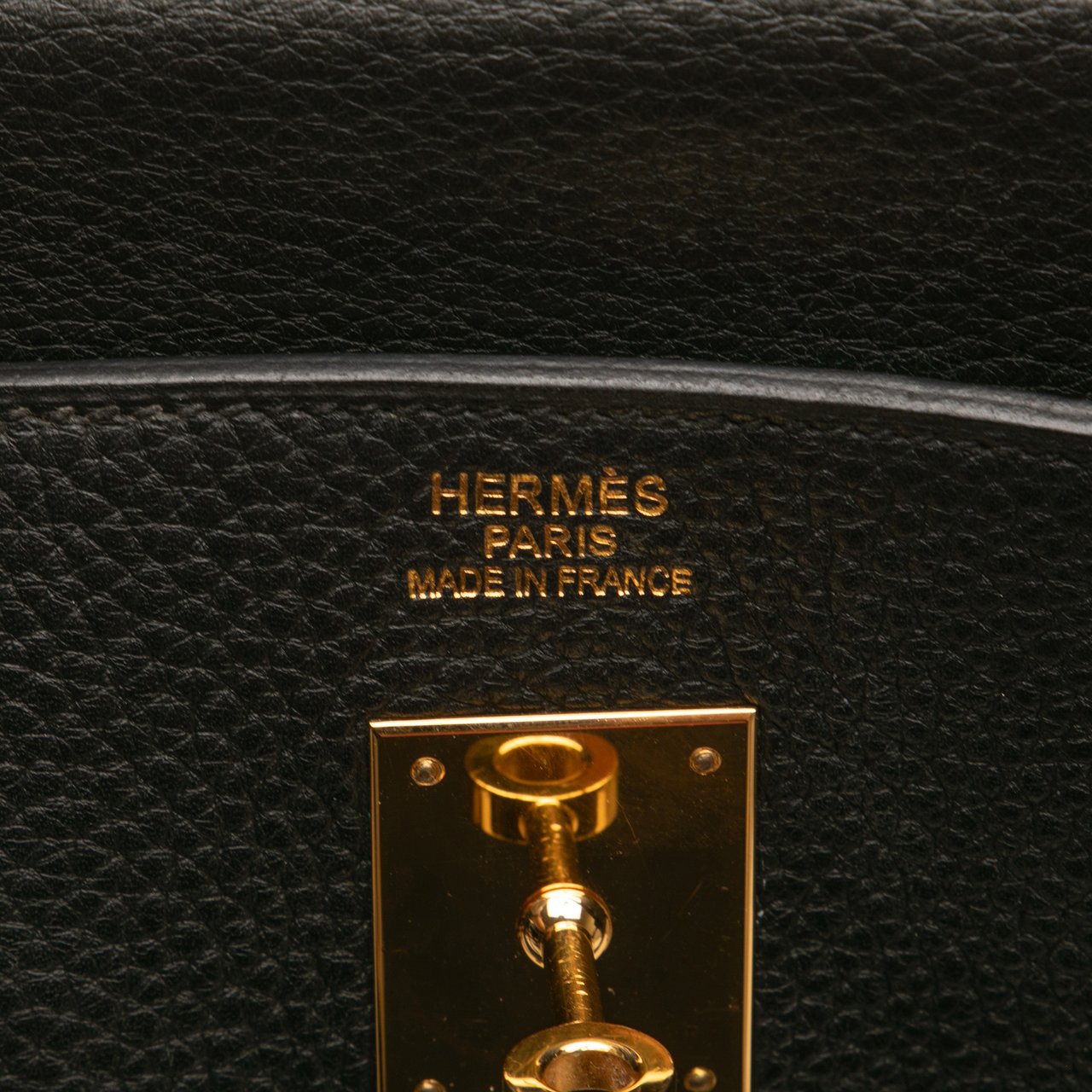 Hermès Clemence Birkin Retourne 40 Zwart