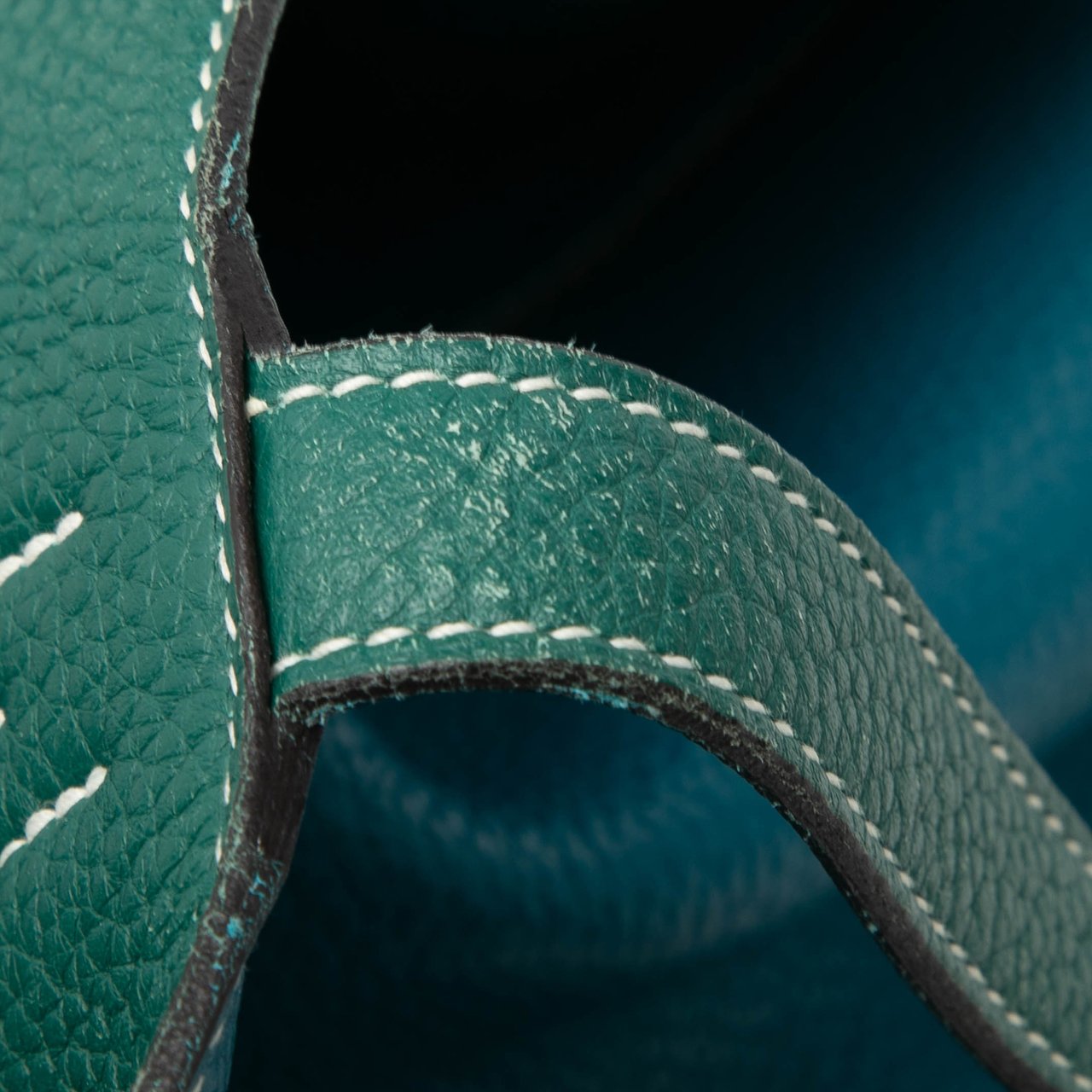 Hermès Clemence Double Sens 45 Blauw