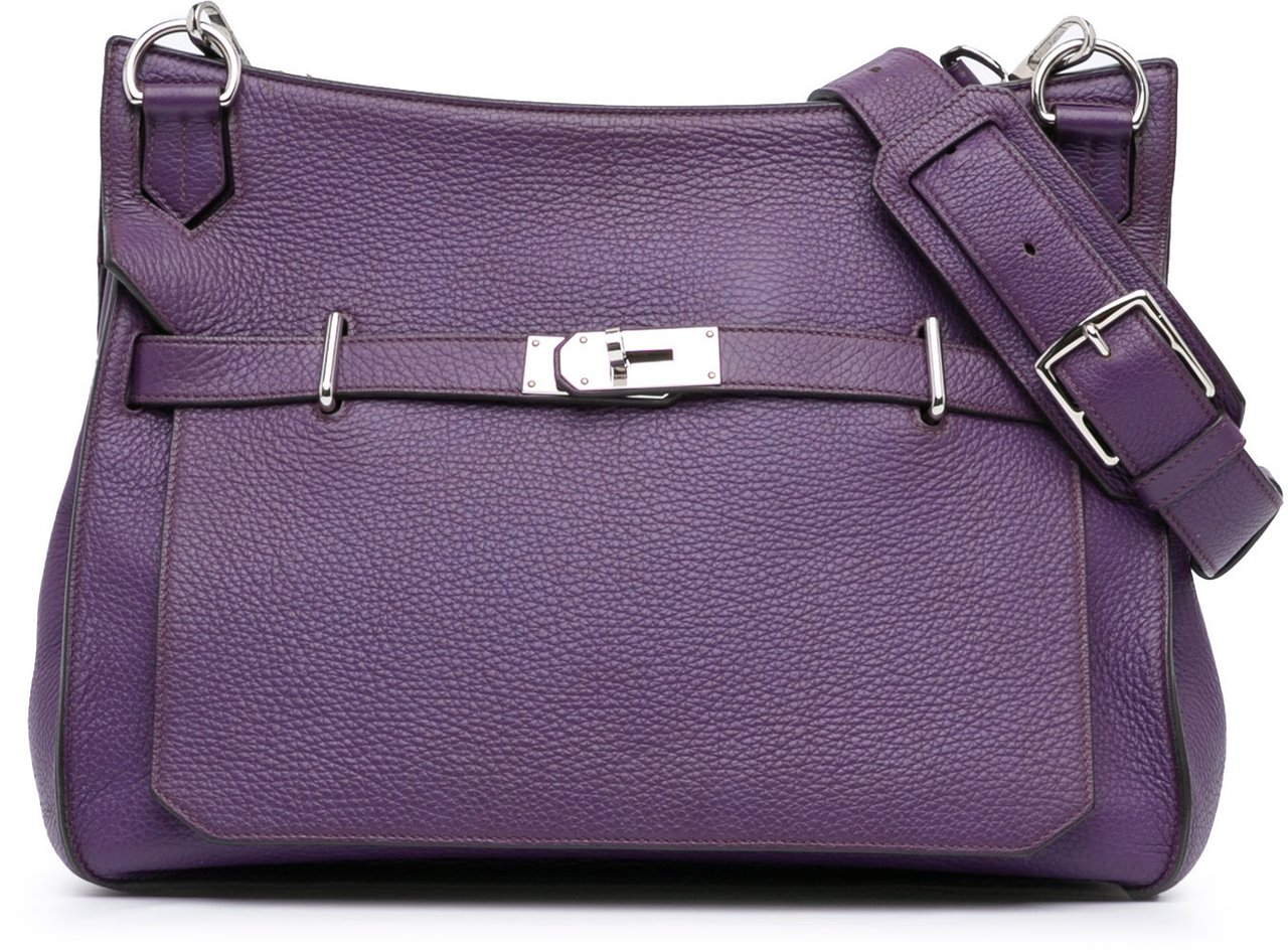 Hermès Clemence Jypsiere 34 Paars