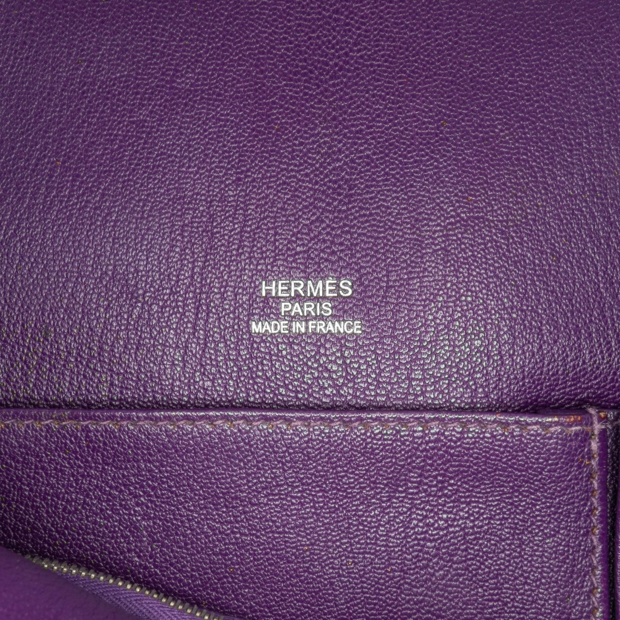 Hermès Clemence Jypsiere 34 Paars