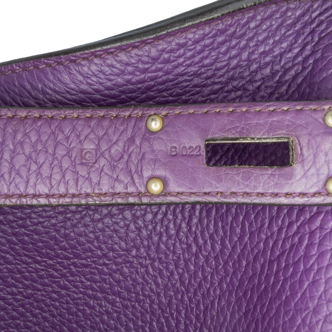 Hermès Clemence Jypsiere 34 Paars