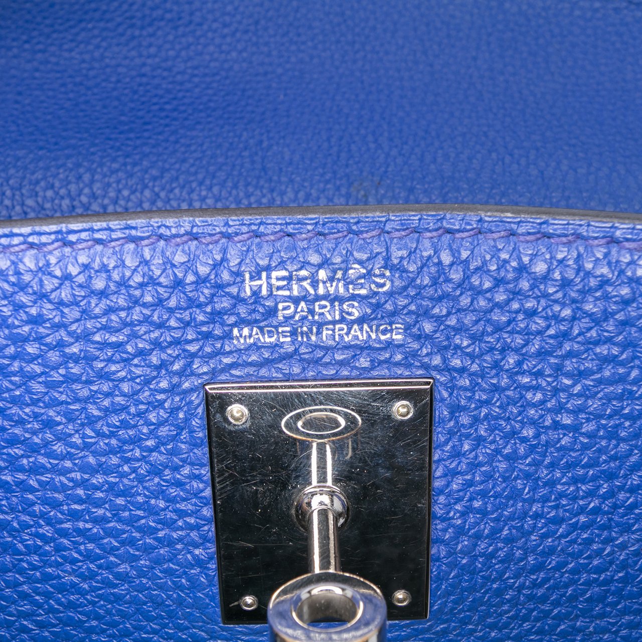 Hermès Togo Kelly II Retourne 32 Blauw