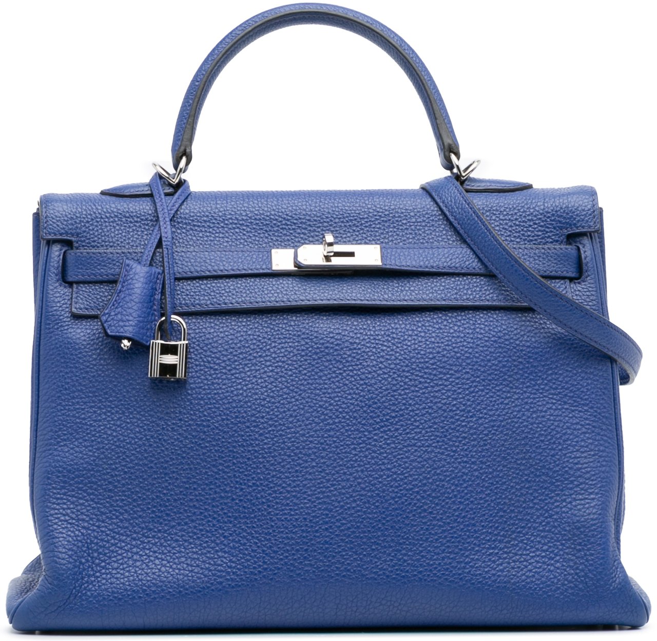 Hermès Togo Kelly II Retourne 32 Blauw