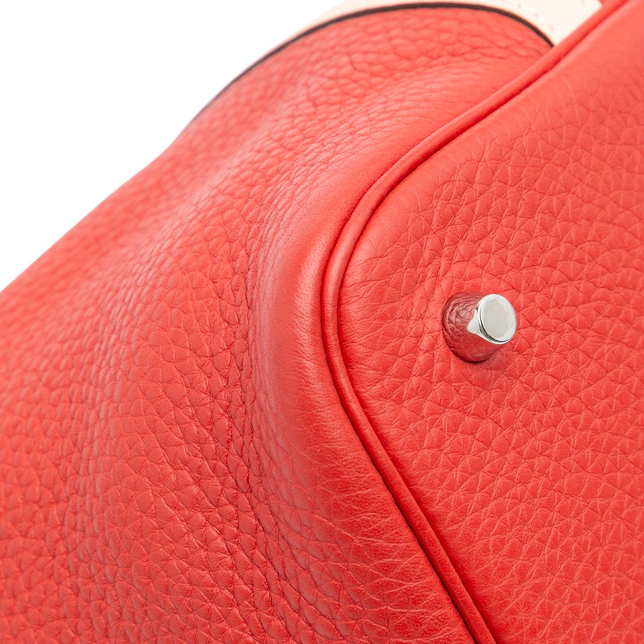 Hermès Bicolor Clemence and Swift Picotin Lock 22 Rood