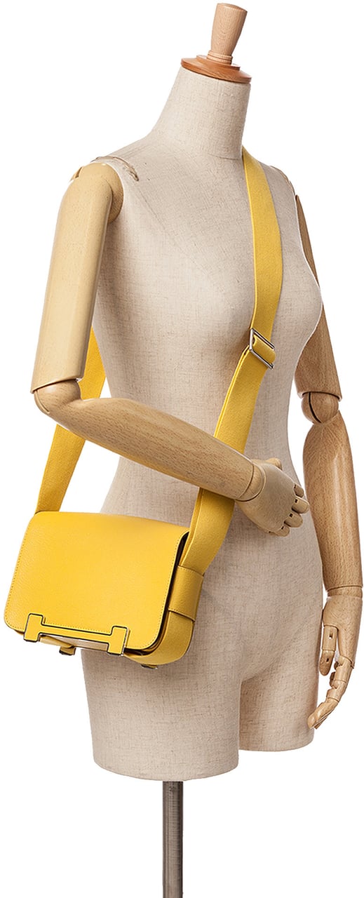 Hermès Chevre Mysore Geta Geel