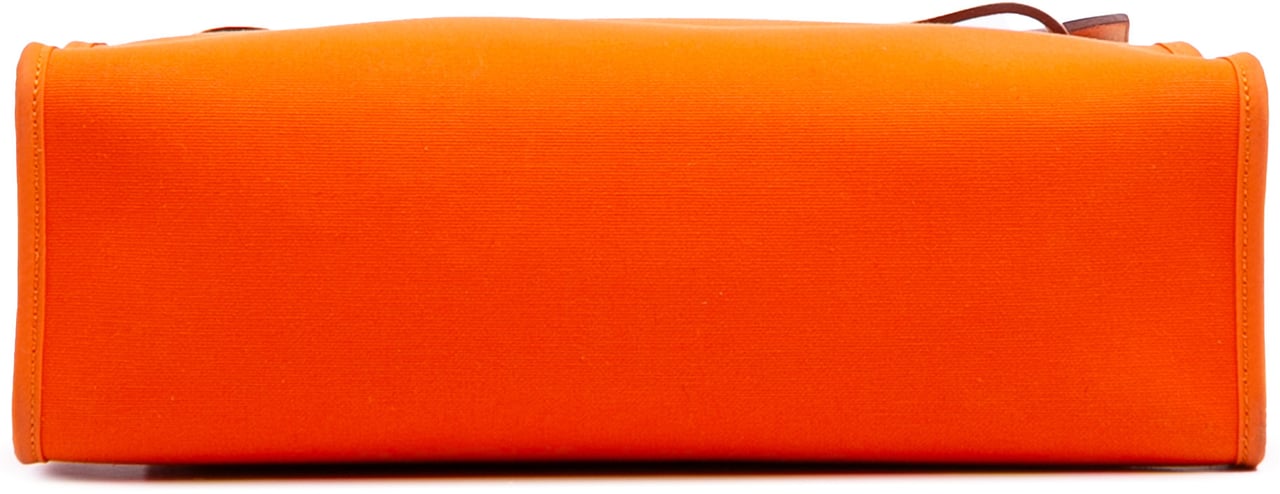 Hermès Toile Herbag Zip 31 Oranje