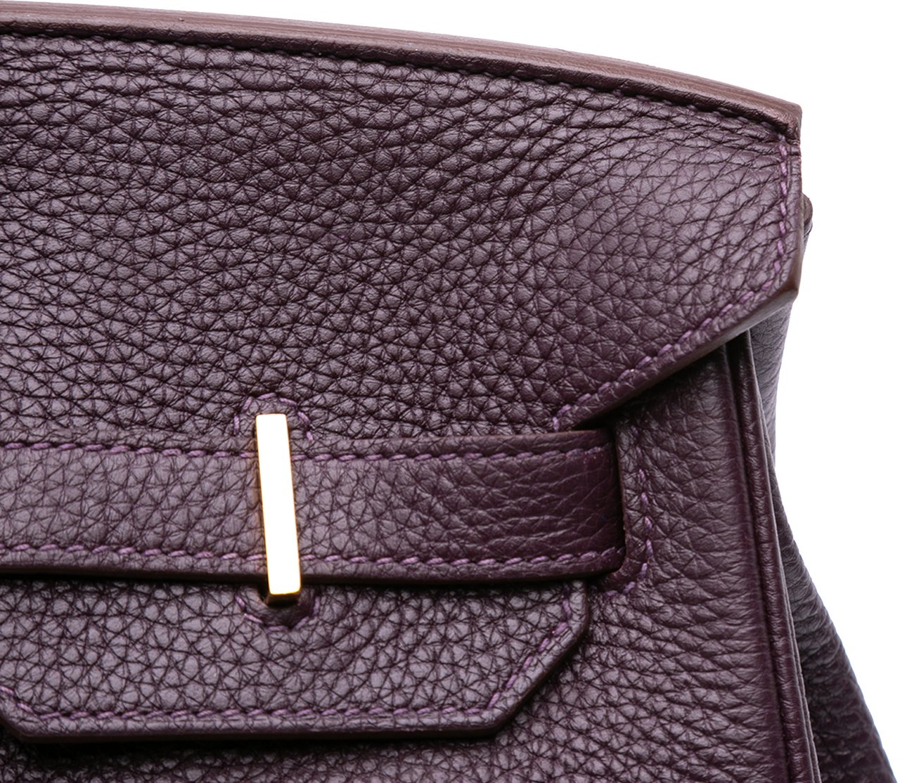 Hermès Togo Birkin Retourne 35 Paars