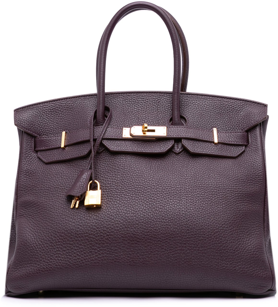 Hermès Togo Birkin Retourne 35 Paars