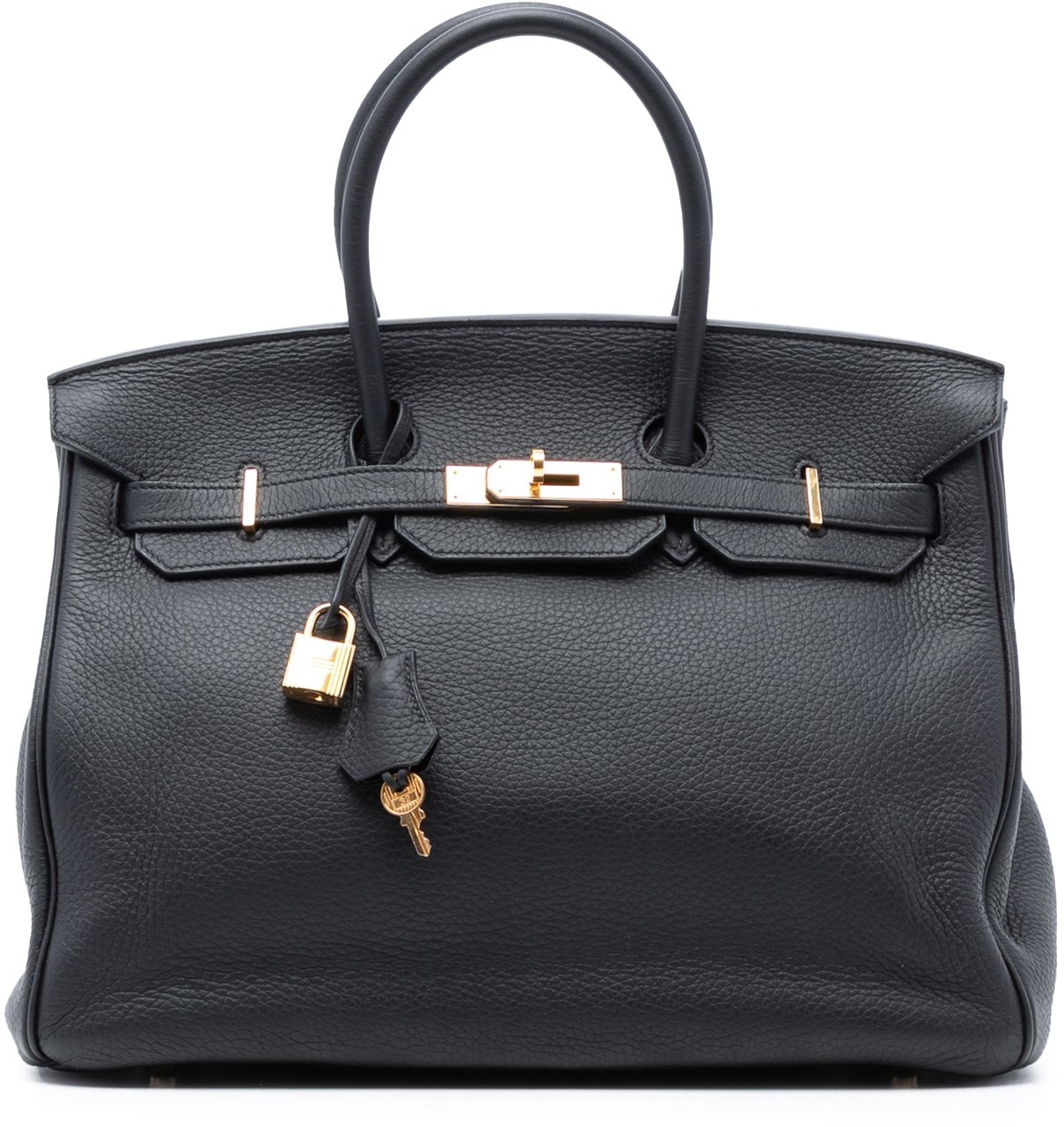 Hermès Togo Birkin Retourne 30 Blauw