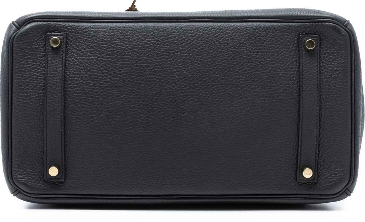 Hermès Togo Birkin Retourne 30 Blauw