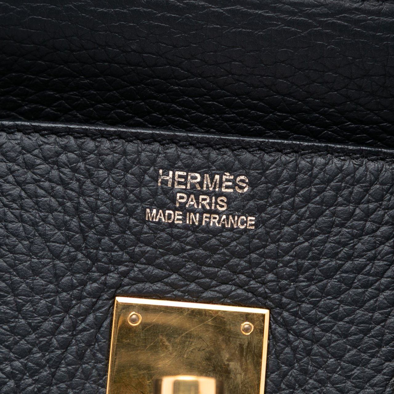 Hermès Togo Birkin Retourne 30 Blauw