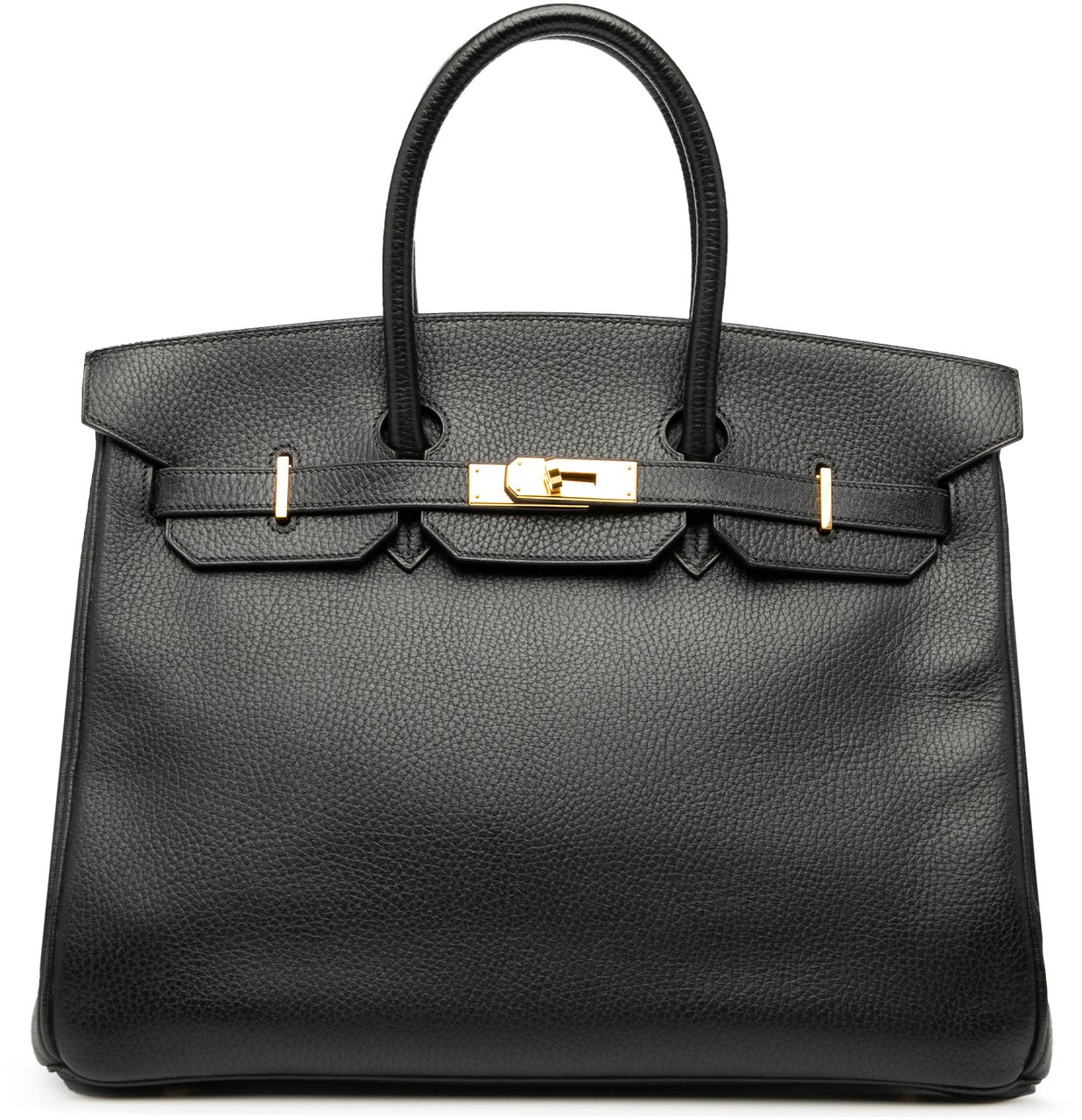 Hermès Ardennes Birkin Retourne 35 Zwart