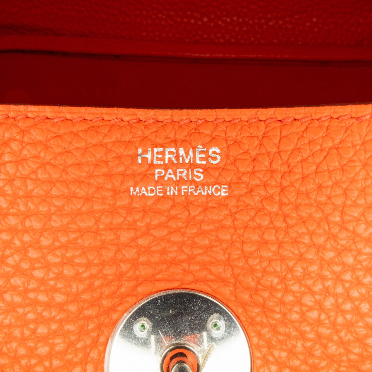 Hermès Clemence Lindy 34 Oranje