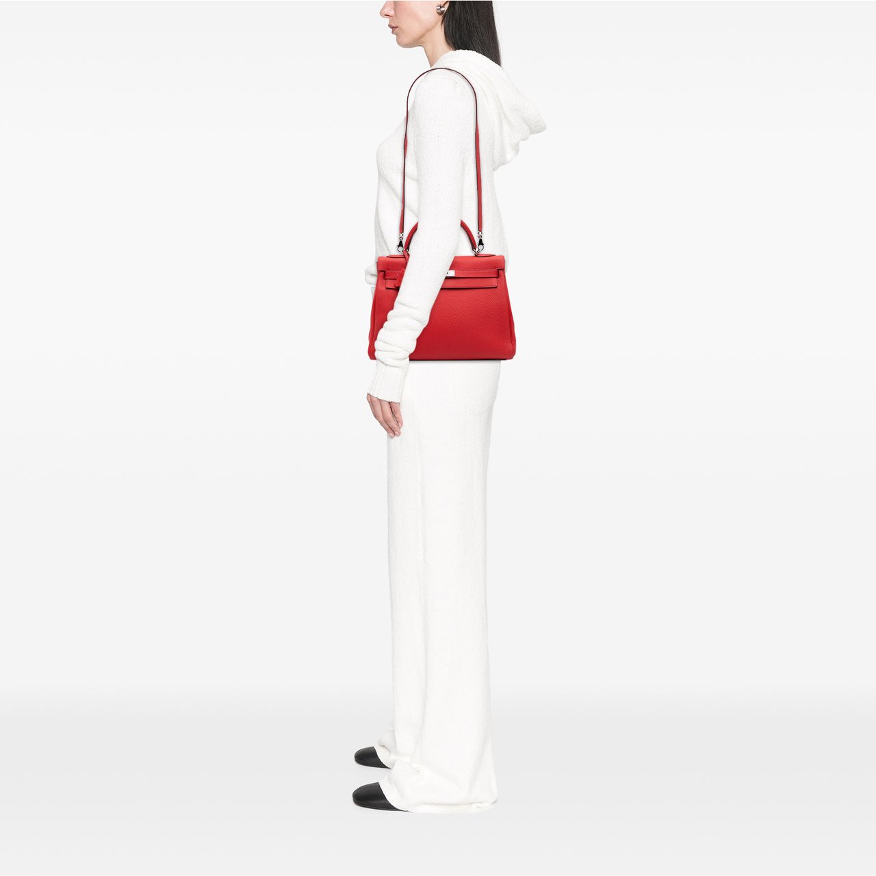 Hermès Togo Kelly II Retourne 32 Rood