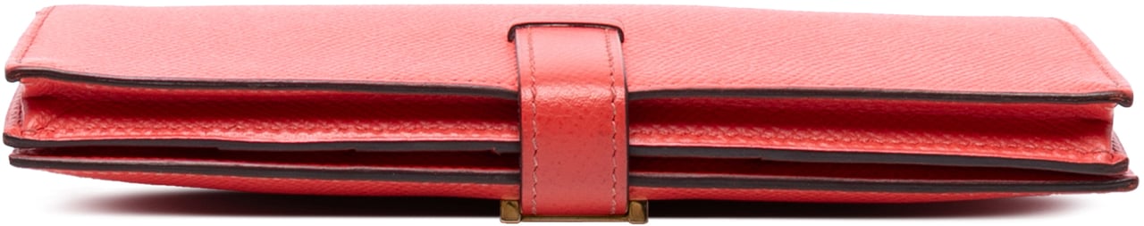 Hermès Epsom Bearn Wallet Rood