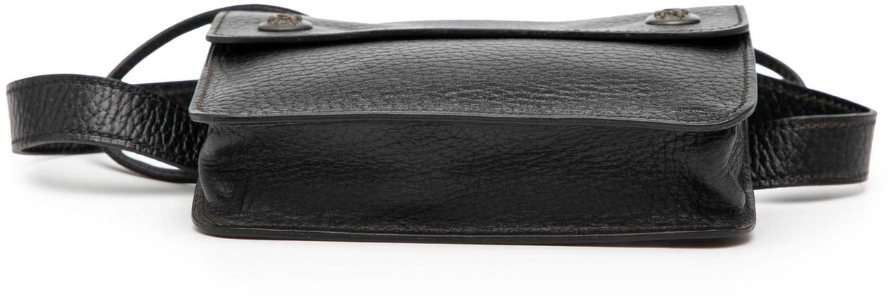 Hermès Courchevel Pochette Bum Bag Zwart
