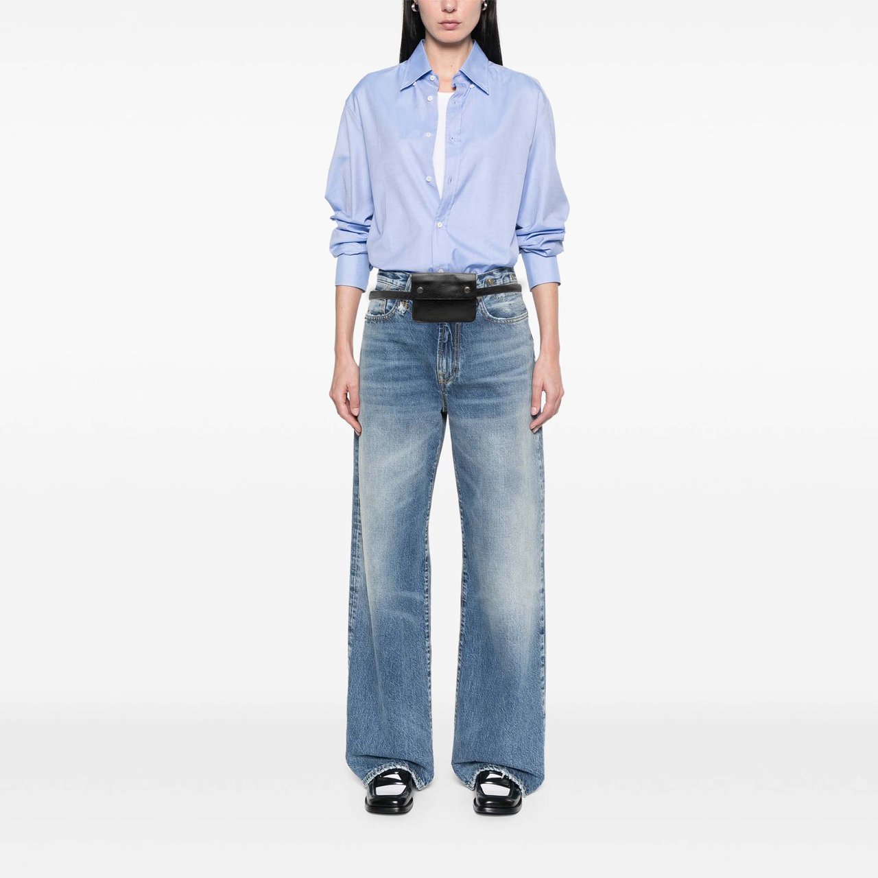 Hermès Courchevel Pochette Bum Bag Zwart