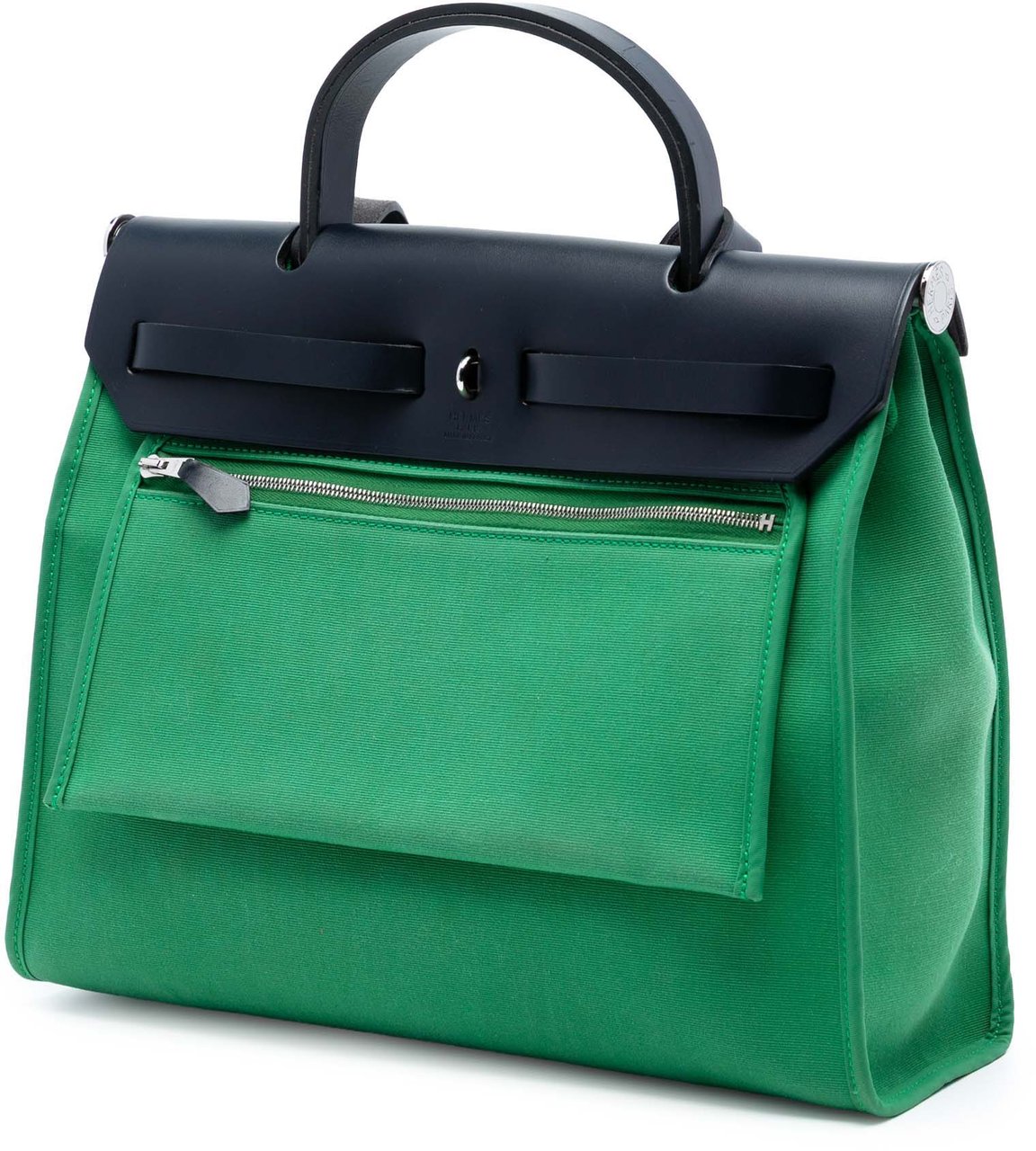 Hermès Toile Herbag Zip 31 Groen