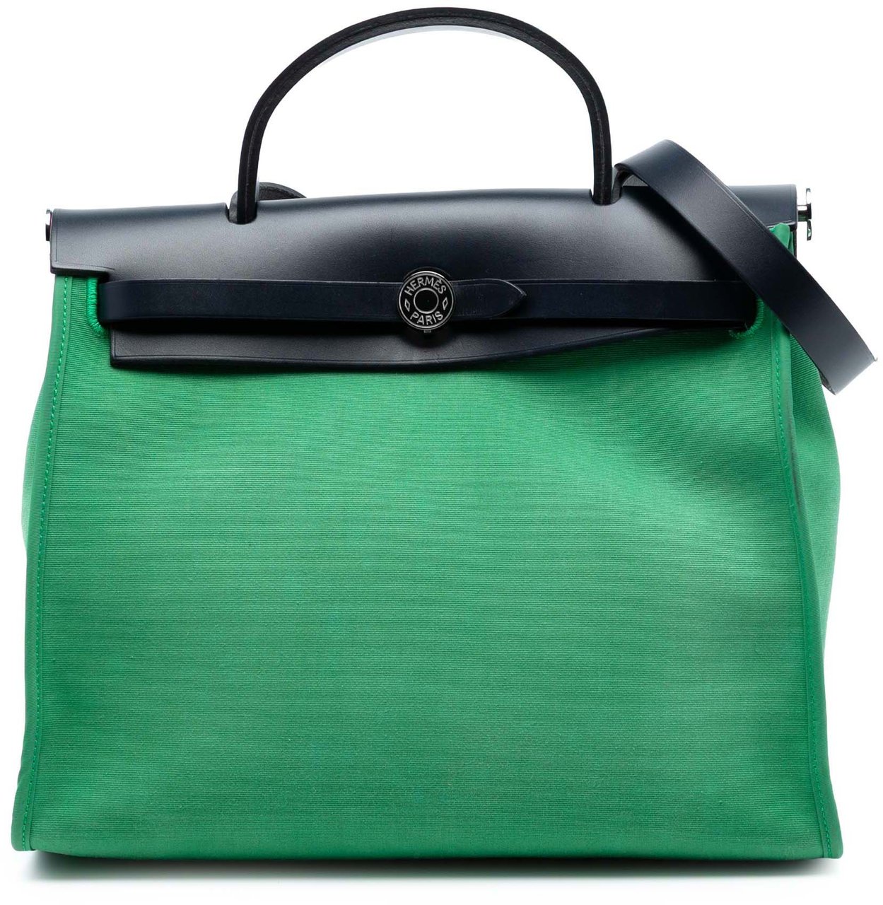 Hermès Toile Herbag Zip 31 Groen