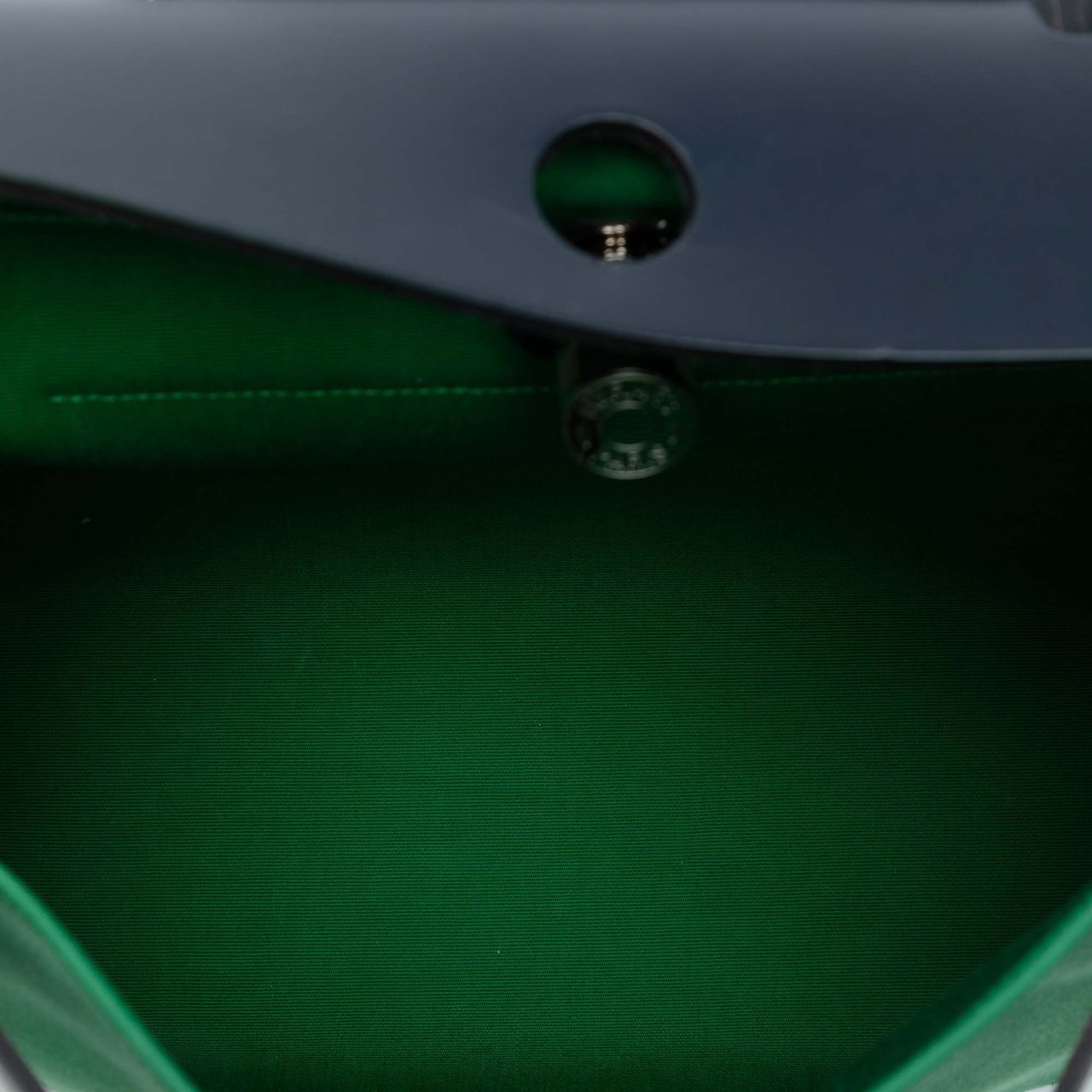 Hermès Toile Herbag Zip 31 Groen