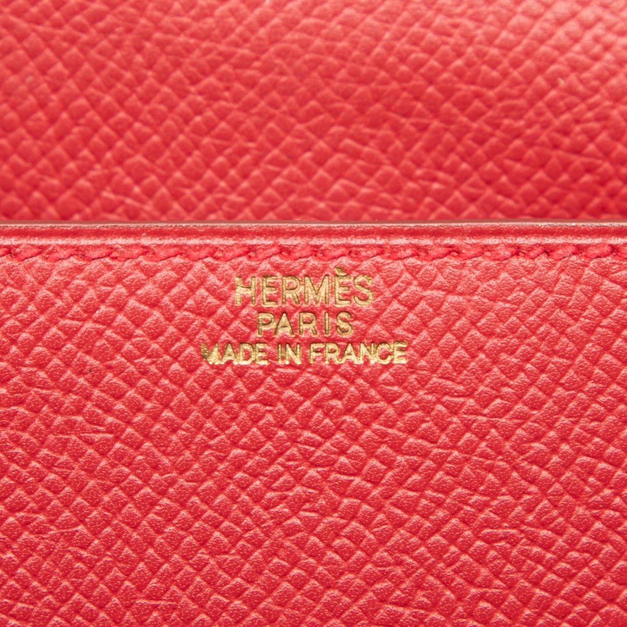 Hermès Courchevel Pochette Bum Bag Rood