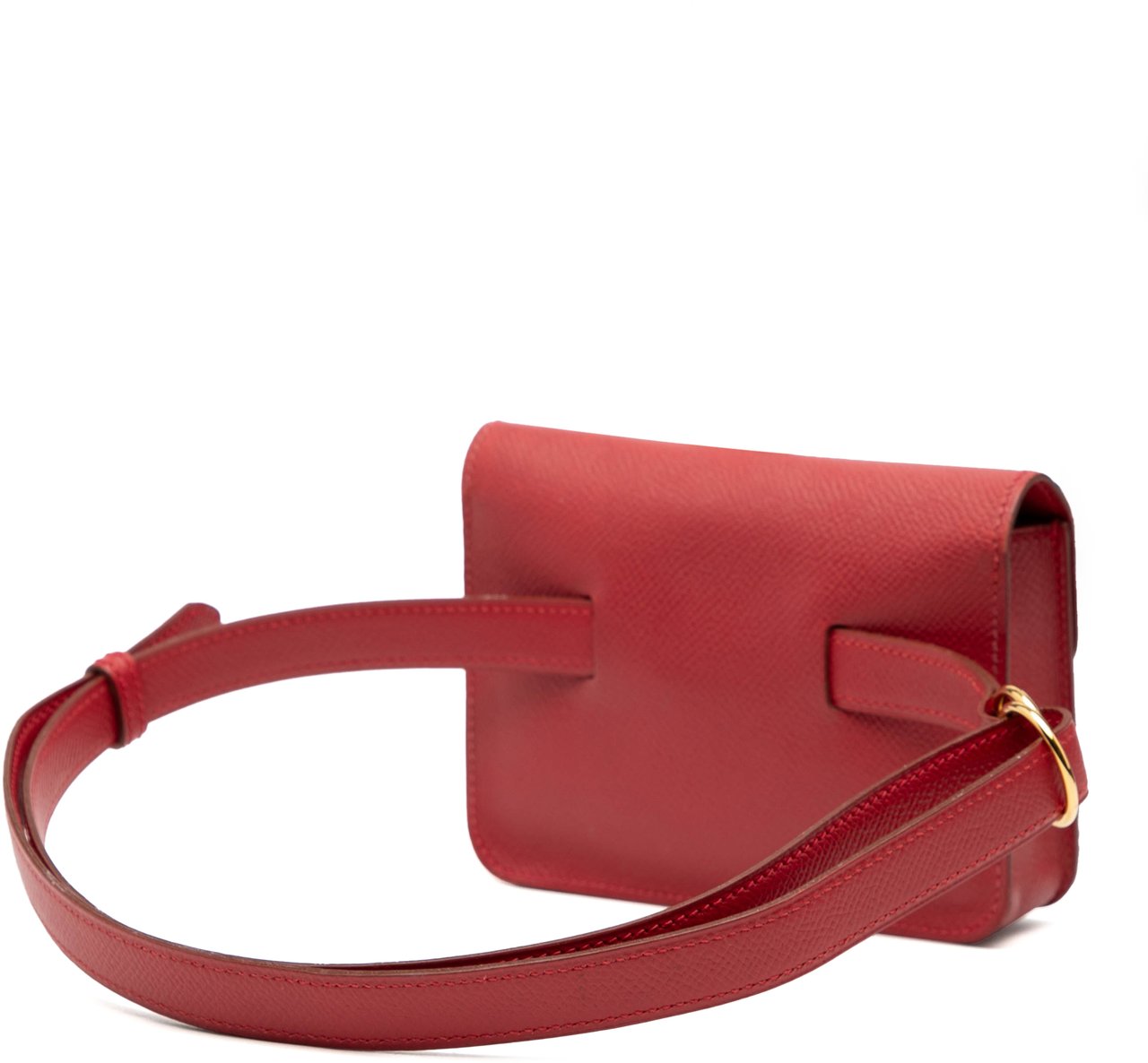 Hermès Courchevel Pochette Bum Bag Rood