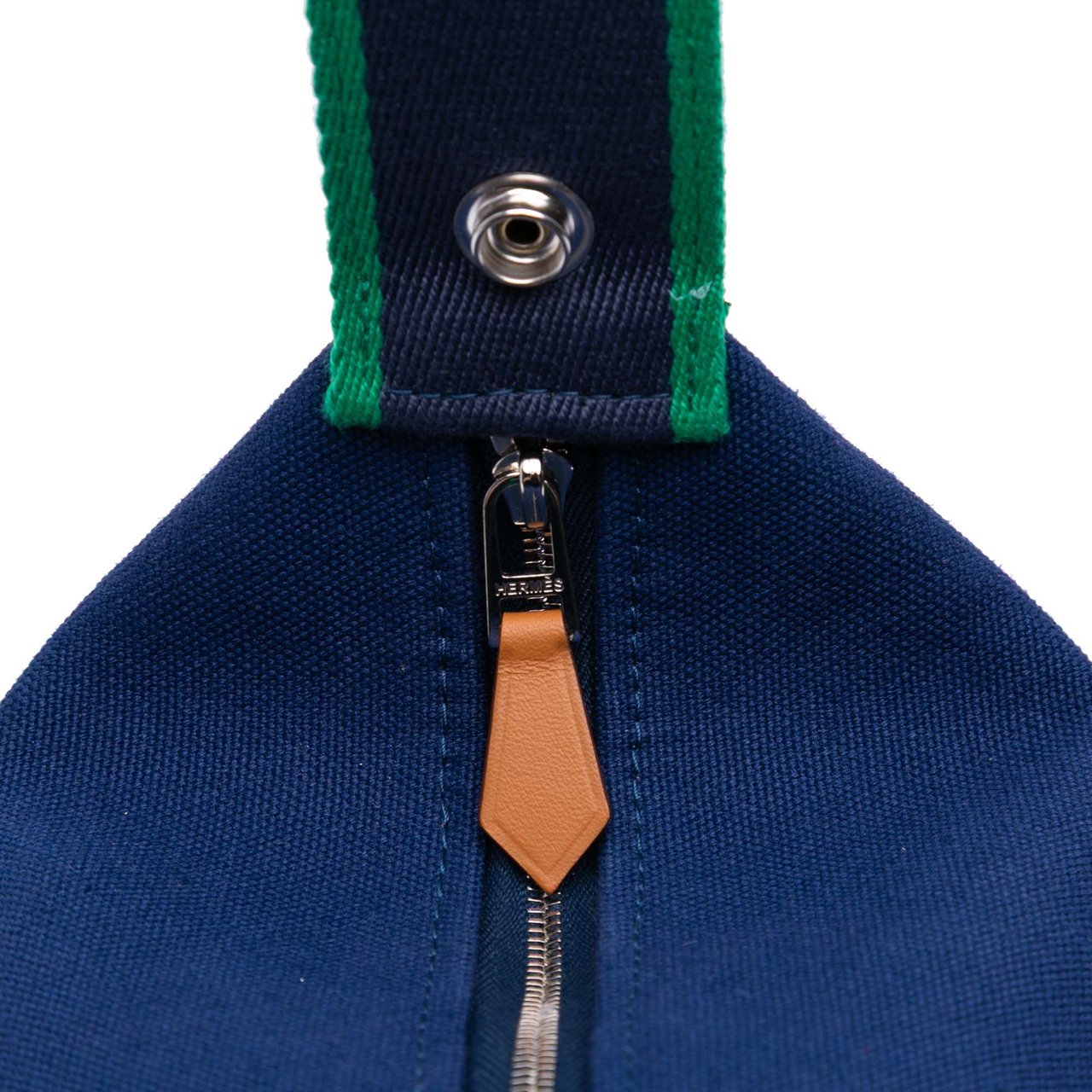 Hermès Small Canvas Bride A Brac Blauw