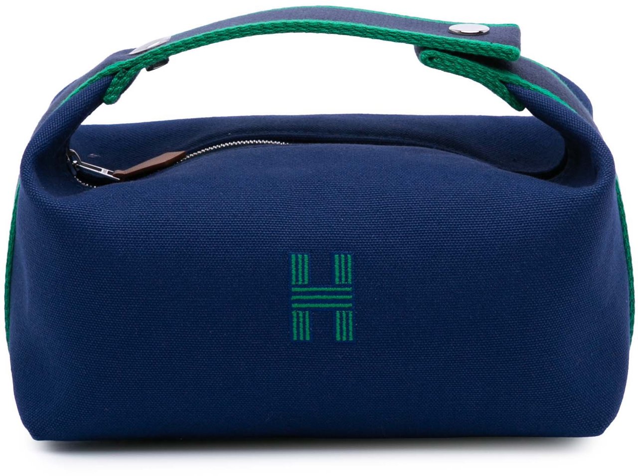 Hermès Small Canvas Bride A Brac Blauw