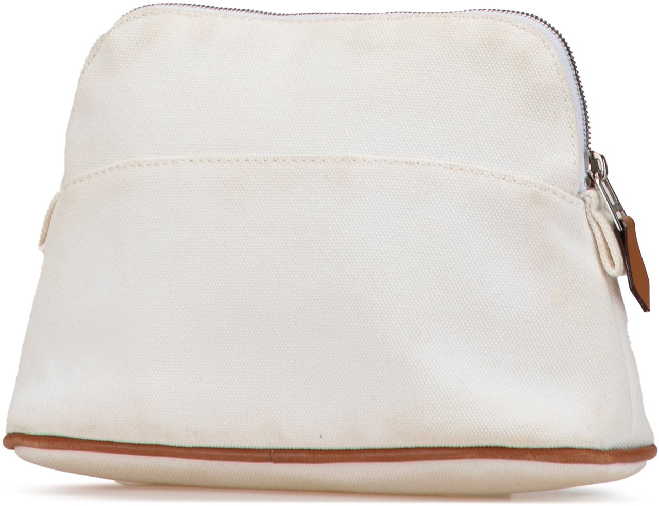 Hermès Toile Bolide Trousse de Voyage PM Wit