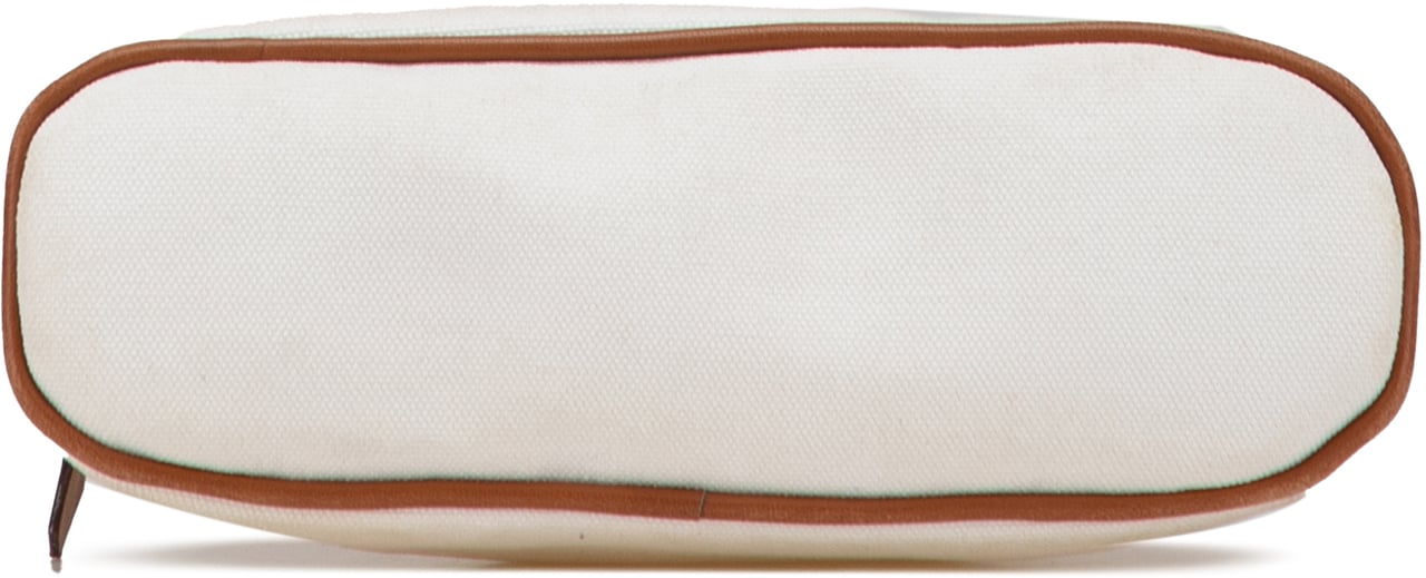 Hermès Toile Bolide Trousse de Voyage PM Wit