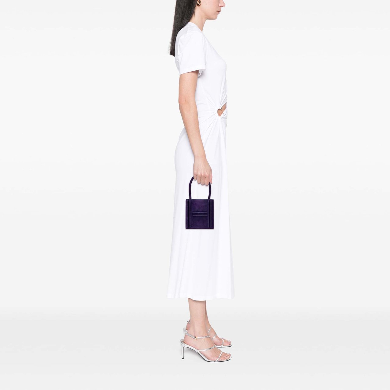 Hermès Mini Doblis Kelly Cadena Handbag Paars