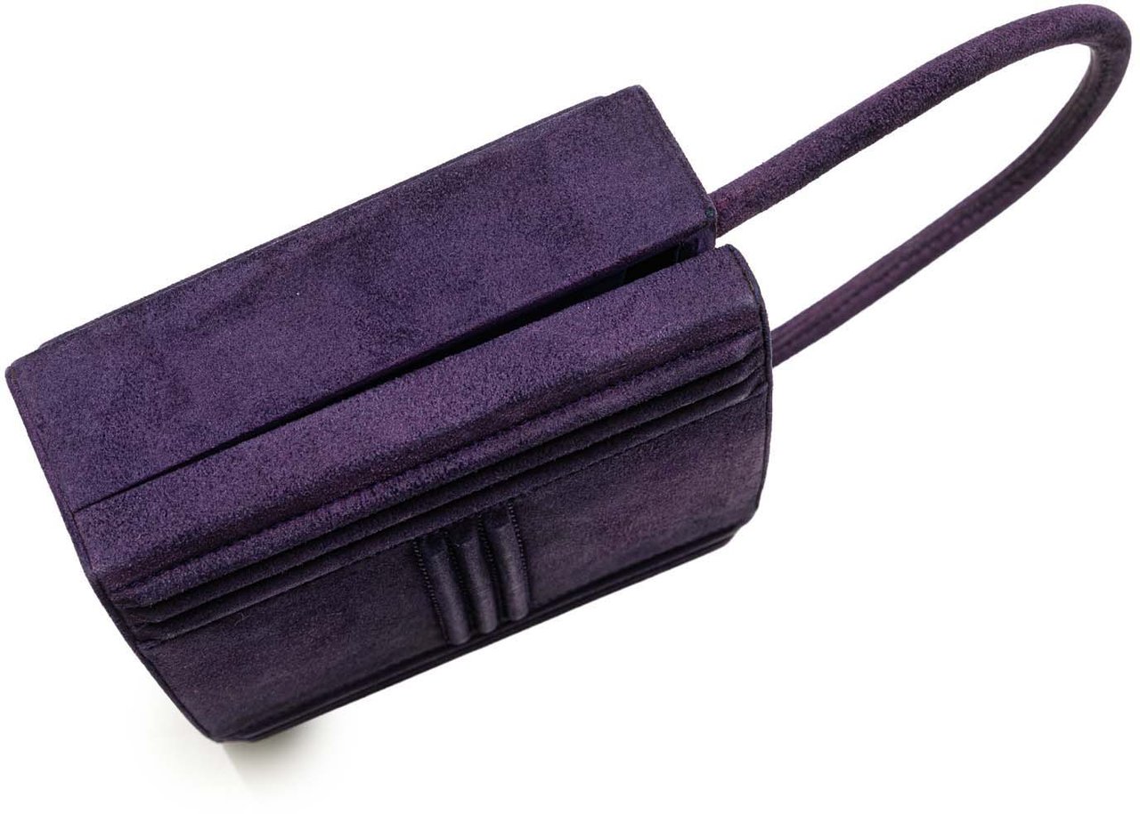 Hermès Mini Doblis Kelly Cadena Handbag Paars