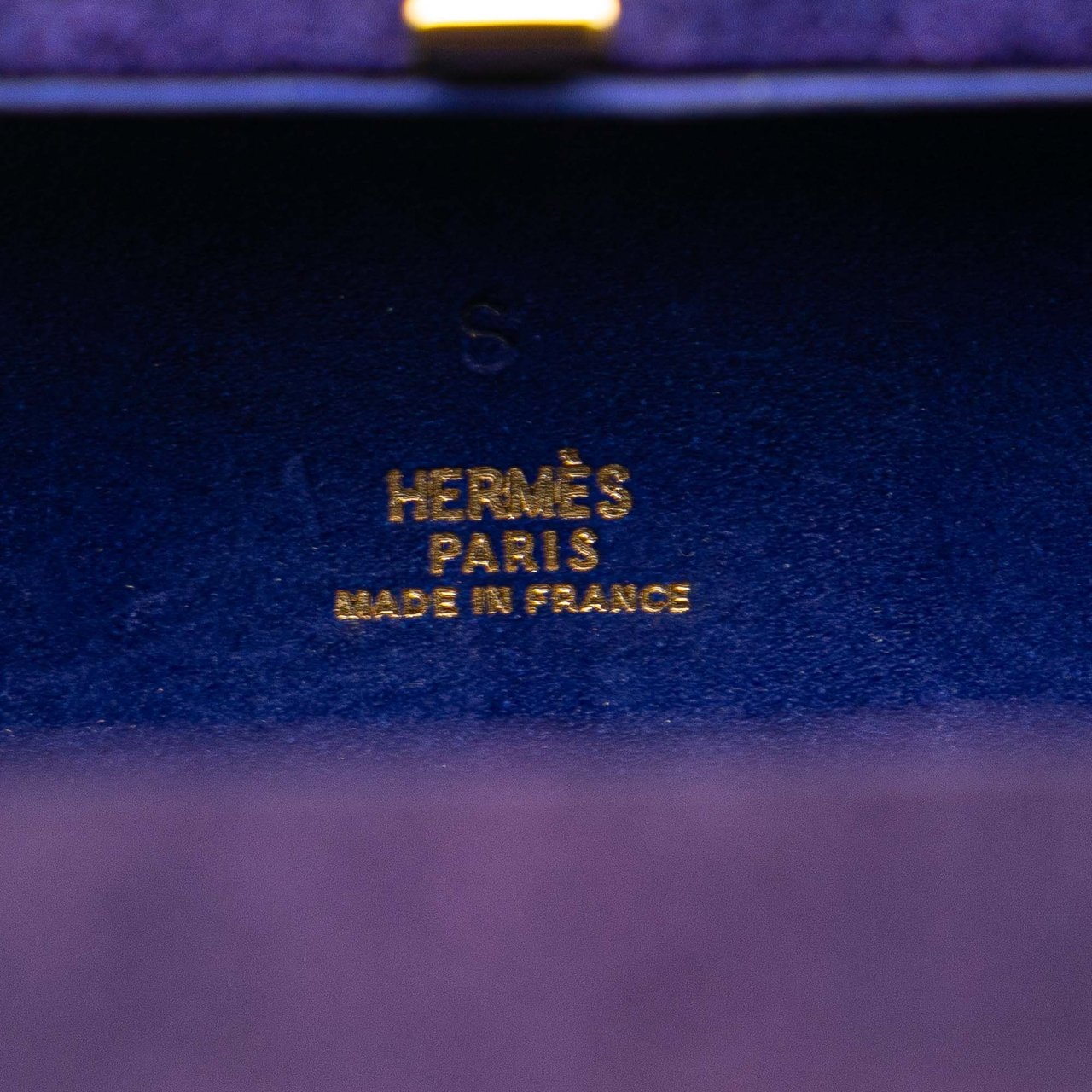 Hermès Mini Doblis Kelly Cadena Handbag Paars