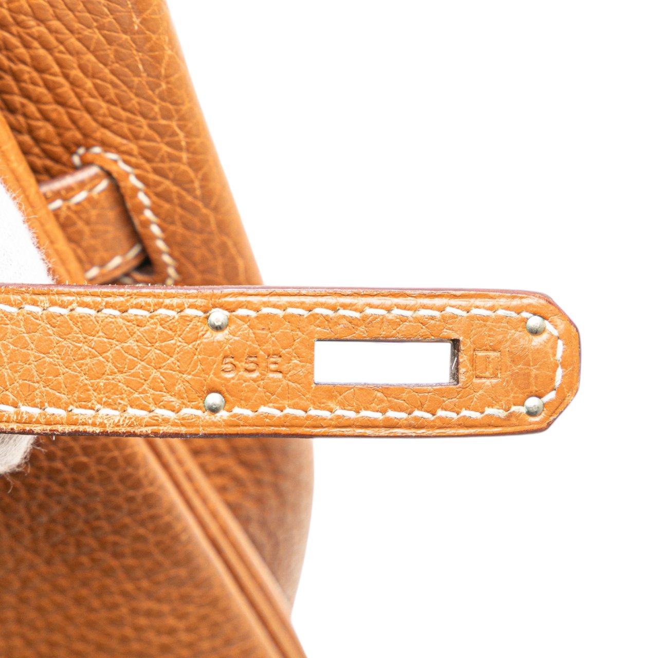Hermès Clemence Birkin Retourne 35 Bruin