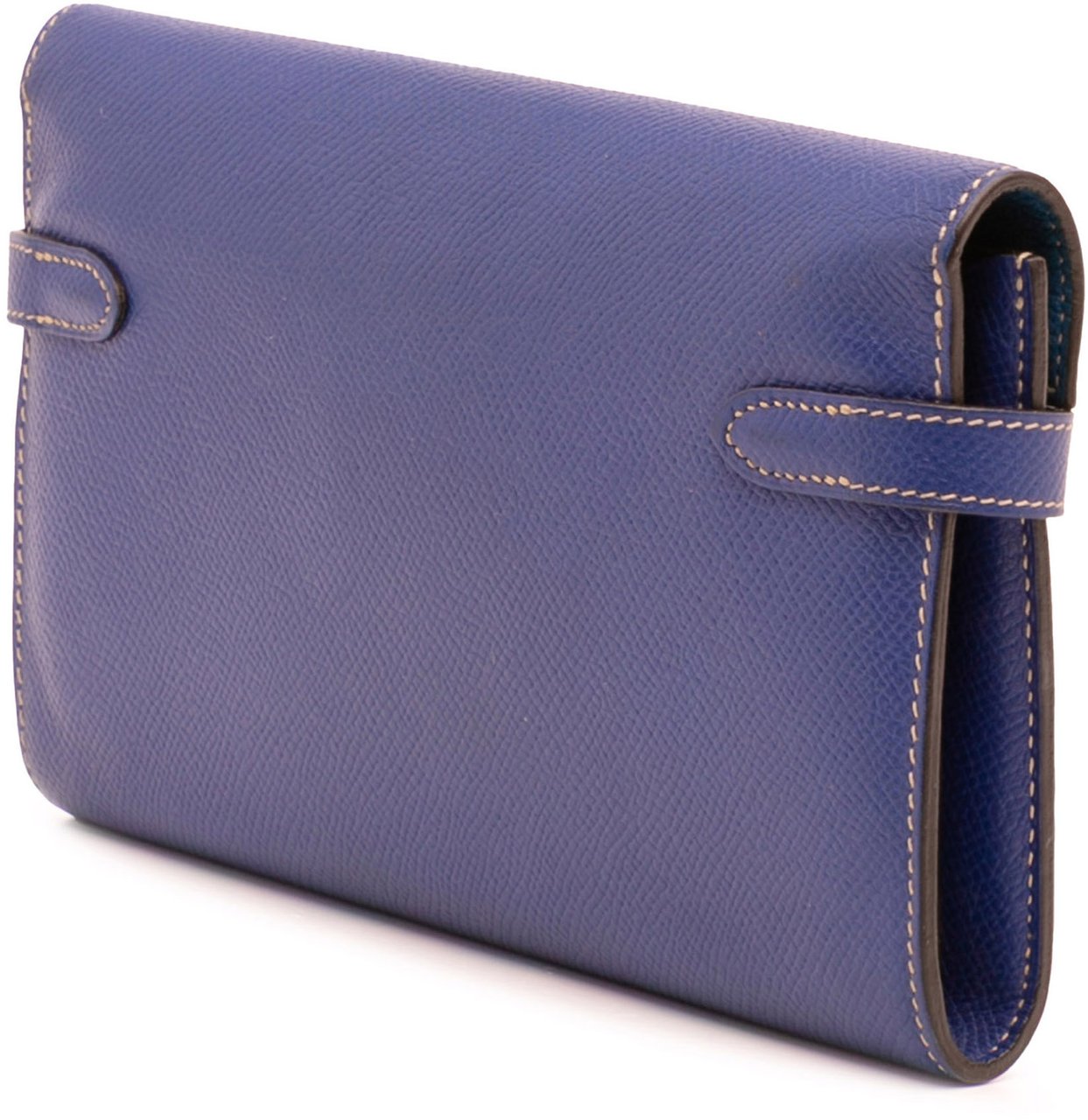 Hermès Epsom Kelly Longue Wallet Blauw